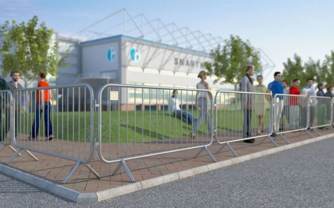 Metal Barrier Galvanized Finish