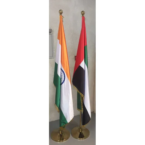 Gold Indoor Flag Pole