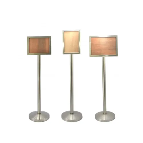 Heavy Duty S/S Sign Stand A4 & A3