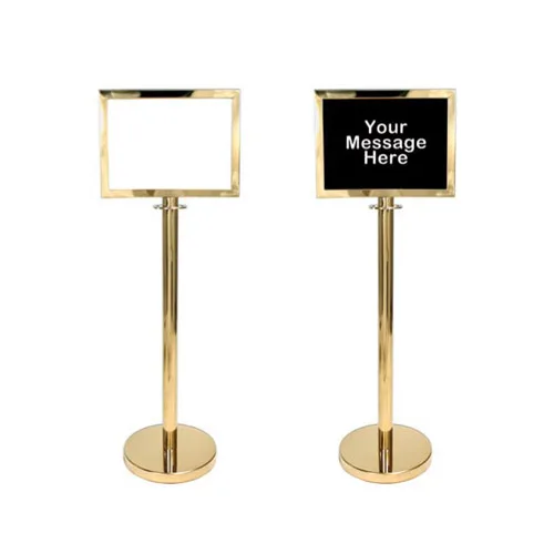 Information Stand Cum Barrier
