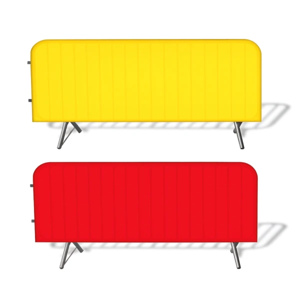 Removable Fabric Cover For Metal Barrier
