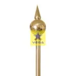Golden Flag Pole