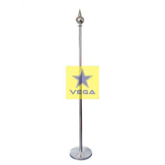 Silver Flag Pole