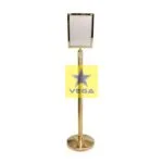 Golden Vertical Information Board