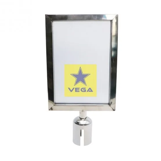 Silver Vertical Display Board