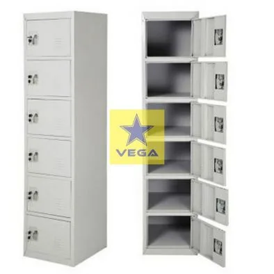 6-tier locker