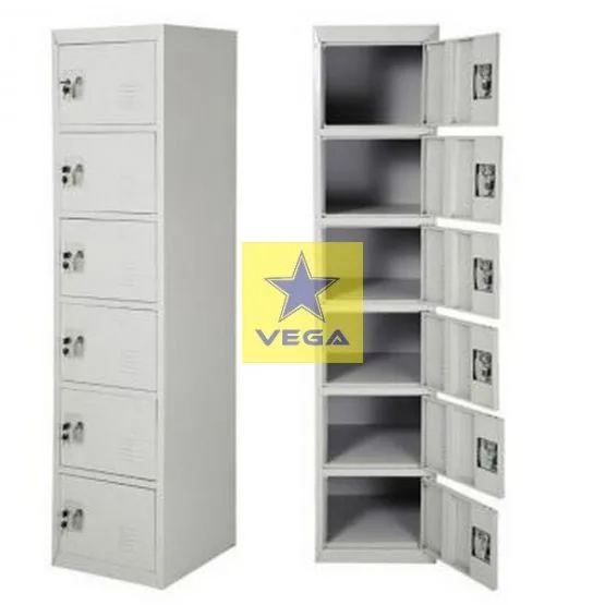 6-tier locker