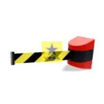 Wall Mounted Yellow and Black Belt
