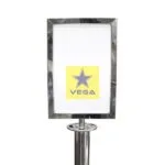 Silver Information Stand