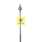 Silver Flag Pole
