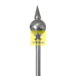 Silver Flag Pole