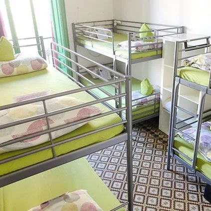 Silver Finish Two-Tier Steel Bunk Bed