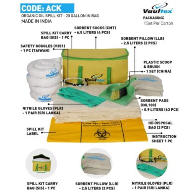 ORIGINAL OIL SPILL KIT - 20 GALLON BAG