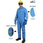 100% COTTON REFLECTIVE COVERALL - 240 GSM