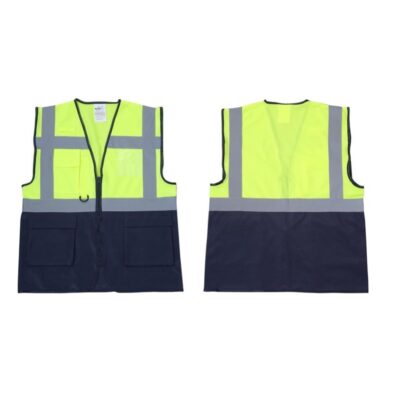 EXECUTIVE FABRIC VEST WITH 5 POCKETS - 170 GSM