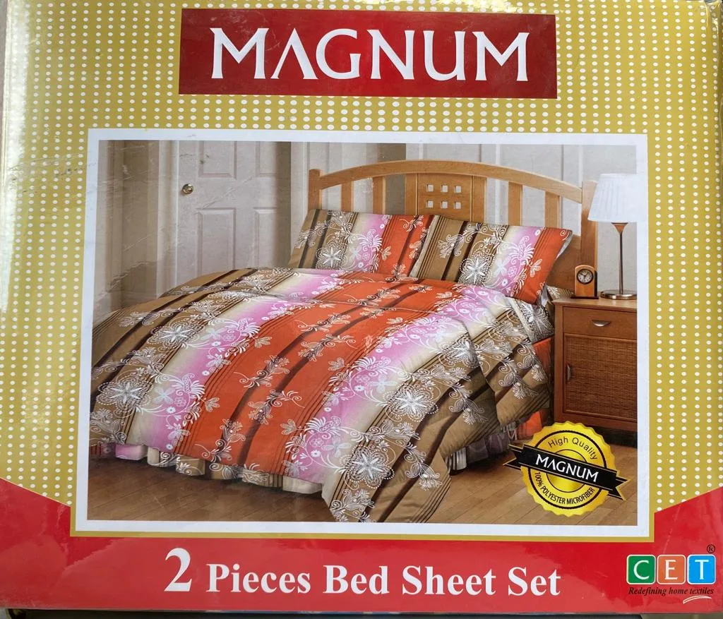 Single Bedsheet & Pillow Cover Set - Magnum Single Bedsheet & Pillow Cover Set - Magnum