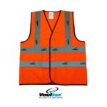 FABRIC VEST WITH VAULTEX REFLECTIVE - 151 GSM