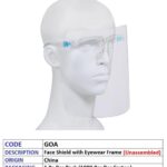 FACE SHIELD WITH EYEWEAR FRAME