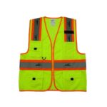 REFLECTIVE FABRIC/NET VEST - 186 GSM