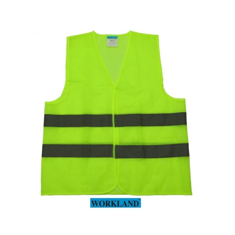 FABRIC VEST WITH 2 REFLECTIVE 63 GSM VEGA