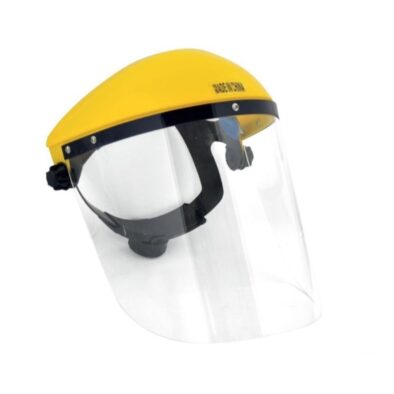 FACE SHIELD WITH RATCHET HEAD GEAR