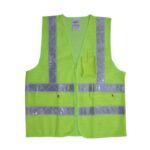 NET VEST WITH PVC REFLECTIVE TAPE - 140 GSM