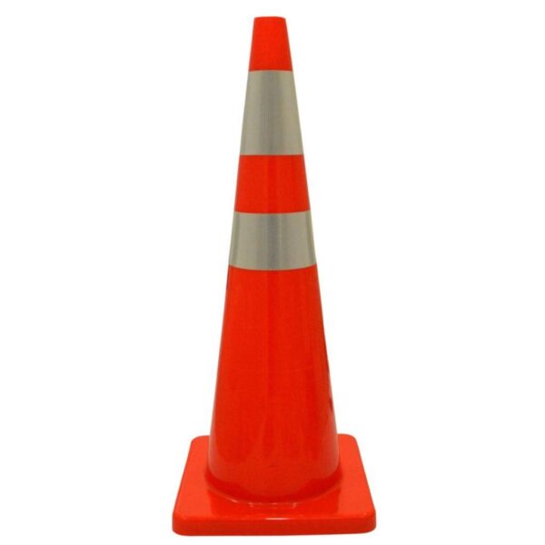 WIDE BODY PVC TRAFFIC CONE - 90CM X 4KG