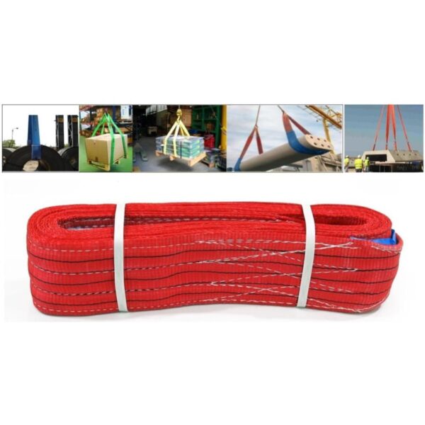 2 PLY POLYESTER WEBBING SLING (RED)