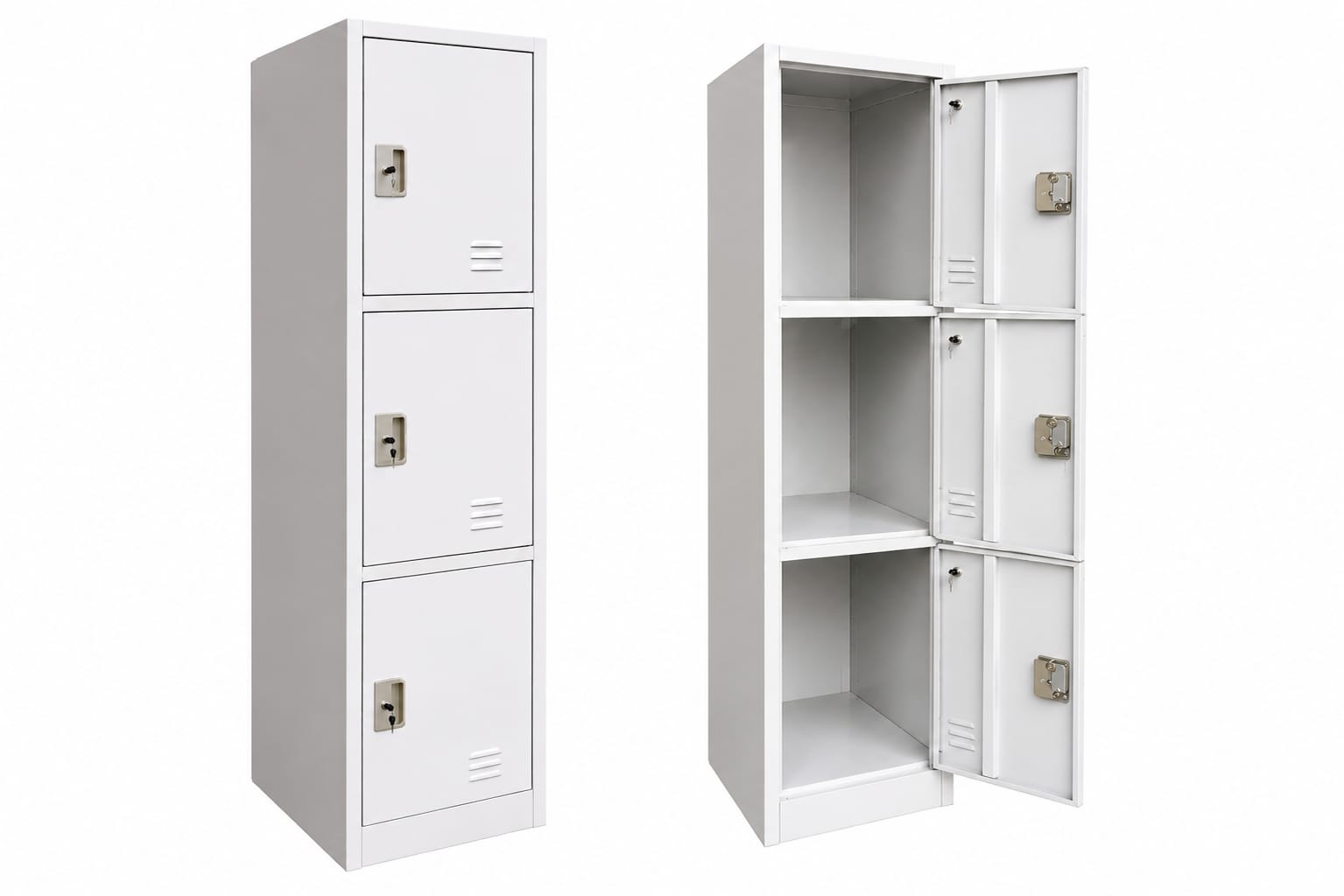 Three Door Steel Locker