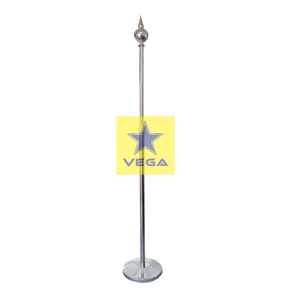 Flag Pole Silver 3 Mtrs Extendable