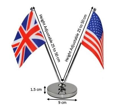 Table Top Flag Stand "V" Shape (Double Flag)