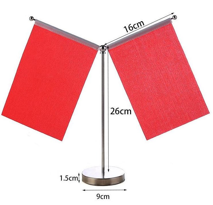 Table Top Flag Stand (Double Flag)