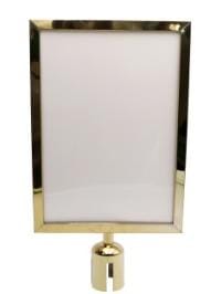 A4 Vertical Gold Info Board Cap