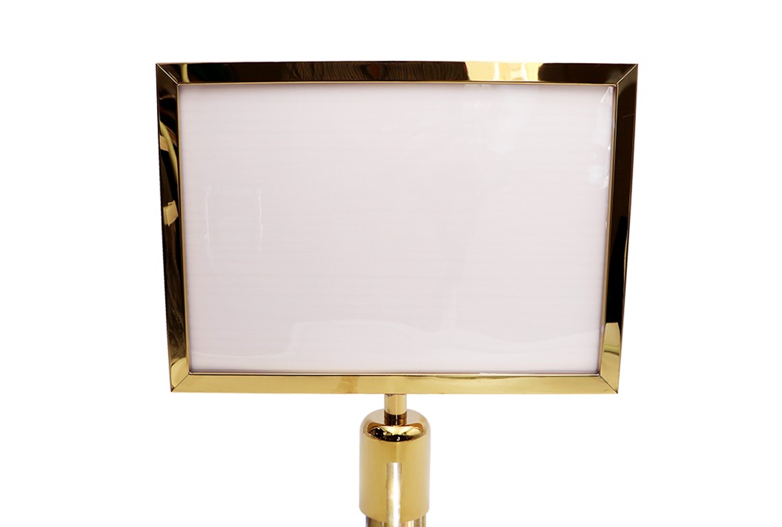 A3 Horizontal Gold - Info Board Cap