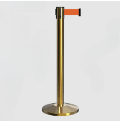 Gold Pole with Orange Belt