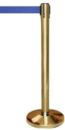 Gold Pole with Royal blue Belt